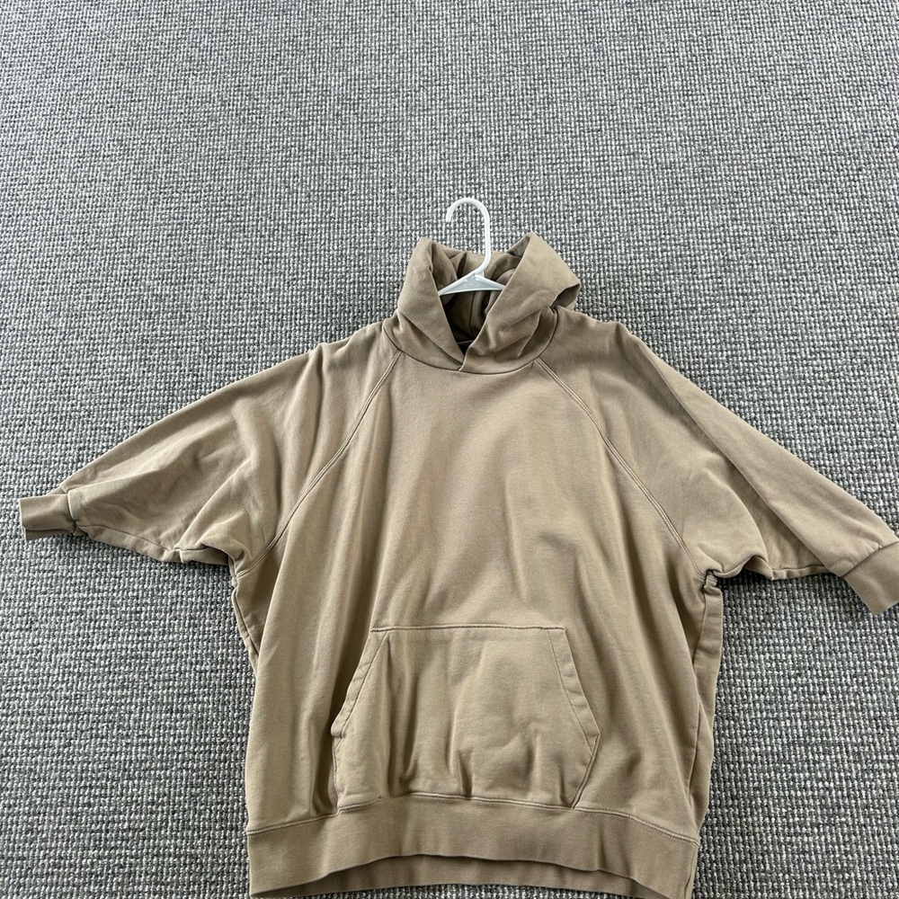 Tan essentials hoodie